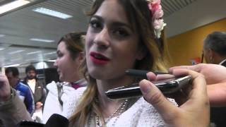 Martina Stoessel en Paraguay 2013  Llegada de Tini y charla con la prensa [upl. by Tallulah240]