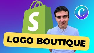 Comment créer un LOGO et lajouter sur votre boutique SHOPIFY [upl. by Lori918]