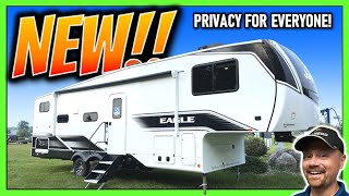 NEW MODEL Open but with Privacy 2024 Eagle 29DDB Fifth Wheel by Jayco RV [upl. by Marys]