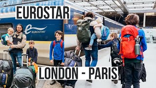 Ultimate Family Travel Kids Standard Premier On The Eurostar From London To Paris [upl. by Eirrot]