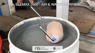 GE Elemax 2600  Air amp Water Barrier AWB and Liquid Flashing [upl. by Ody]