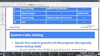 Illustration MIPS Assembly Language Exiting Programs With System Call 10 [upl. by Alvis334]