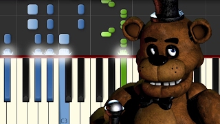 Five nights at freddys  Piano Tutorial  Notas Musicales [upl. by Borroff]