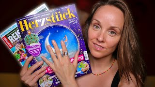 ASMR quotSCHREIBWARENquot amp ZEITSCHRIFTEN HAUL SHOW amp TELL🌛💫 COVER TAPPING amp KNISTERN 🤫 GEFLÜÜSTERT [upl. by Benetta]