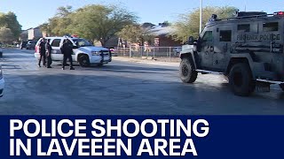 Police open fire on man who barricaded himself inside Laveen area home [upl. by Ahsenar]