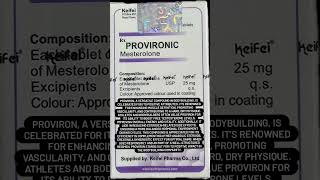 what is proviron mesterolone 25mg use in bodybuilding musclesonwheels princegrewal [upl. by Nivlek528]