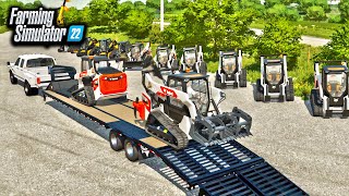 BUYING SKIDLOADERS AT NEW BOBCAT DEALERSHIP ROLEPLAY  FARMING SIMULATOR 22 [upl. by Gilly74]