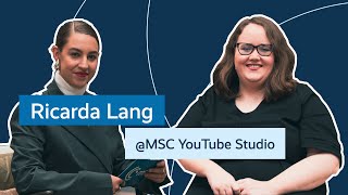 Victoria Reichelt meets Ricarda Lang I MSC YouTube Studio [upl. by Kleeman617]