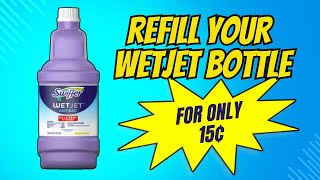 How To Re Refill Swiffer WetJet Bottle [upl. by Negaem]