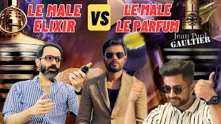 JPG LE MALE ELIXIR VS JPG LE MALE LE PARFUM  JEAN PAUL GAULTIER [upl. by Lebazej234]