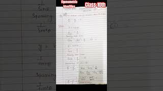 maths Class 10th Trigonometric Identitiescbseboard2024 [upl. by Aiset]