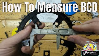 How To Measure Chainring BCD AKA Bolt Circle Diameter [upl. by Bierman]