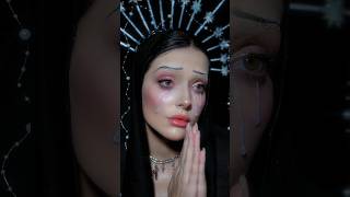 Virgin Mary transition result🕯️makeup makeuptransition fyp [upl. by Eixid]