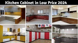 Modular Kitchen Designs With Price  Cabinet Cost  Kitchen Design  Kitchen Cabinet Design  2024 [upl. by Morganne]