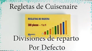 Division por Reparto Por Defecto Regletas de Cuisenaire  Actividad 1 Parte 2 [upl. by Sardella]