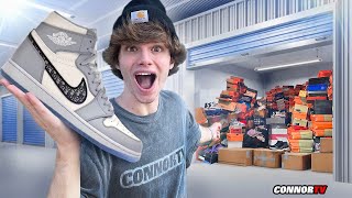 I Found a 20000 ABANDONED STORAGE UNIT full of SNEAKERS [upl. by Mailand]