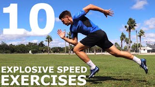 10 Explosive Speed Exercises  No EquipmentBodyweight Training You Can Do Anywhere [upl. by Vedetta]