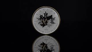 1 oz 9995 Pure Platinum Coin – Maple Leaf Forever – Mintage 325 2022 [upl. by Zollie703]