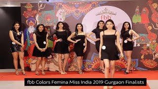 Miss India 2019 Delhi Preliminary auditions  Gurgaon Finalists [upl. by Mikaela]