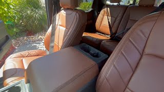 Katzkin Custom 2015 Ford F150 Brown Leather Seats f150 [upl. by Eciruam]