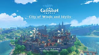 City of Winds and Idylls  Disc 3 Saga of the West Wind｜Genshin Impact [upl. by Mcclish]