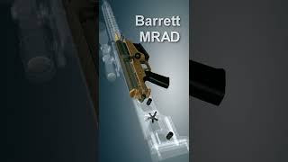 Barrett MRAD boltaction sniper rifle shorts [upl. by Raknahs]