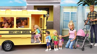 Barbie amp Ken Family Toddler School Morning Routine [upl. by Mcneil]