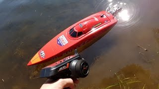 Joysway BULLET V2 Red RC SPEED BOAT 4S LiPo [upl. by Nichole893]