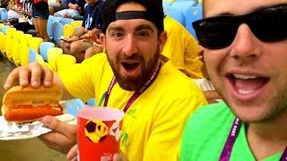 Dude Perfect Invades A World Cup Game [upl. by Namron]