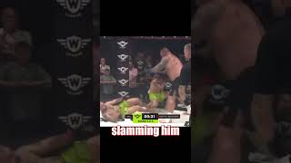 When A Strongman Does MMA mma [upl. by Aedrahs]