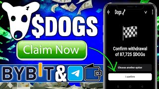 DOGS Withdrawal Tutorial Claim Coin in Bybit amp Telegram Wallet [upl. by Lesirg425]