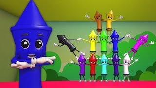 colori canzone  impara i colori  educativa canzone  apprendimento video  Crayons Colors Song [upl. by Beniamino]