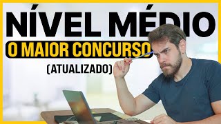 MELHOR CONCURSO NÍVEL MÉDIO 2024 PARA COMEÇAR HOJE🎯 [upl. by Nuhs]