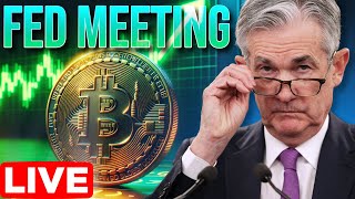 Fed Meeting vs Bitcoin📈 Jerome Powell LIVE🔴 [upl. by Akived745]