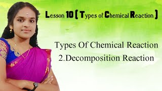 Types of Chemical Reaction 2 Decomposition Reaction [upl. by Dayiz]