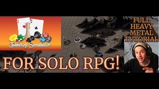 Tabletop Simulator for SOLO RPG  Full Guide [upl. by Amik]