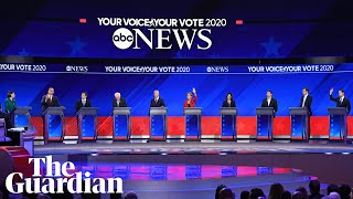 US election 2020 highlights from the third Democratic presidential debate [upl. by Enrak397]