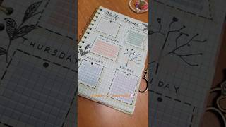 🌸Weekly Planner ideas🌸catladysdiary🌸shorts weeklyplanner 🌸 [upl. by Benilda]