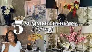 Summer Credenza styling Ideas homedecor trending home summer [upl. by Simeon577]