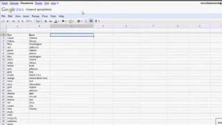 Advanced Features in Google Docs Spreadsheets [upl. by Namzed]