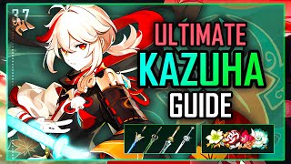 COMPLETE KAZUHA MAINS GUIDE EM vs DPS Weapons Builds Teams C6 etc  Genshin Impact Ver 37 [upl. by Igor288]