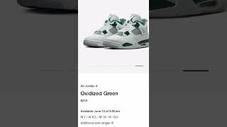 Jordan 4 Oxidized Green 👌🏾👈🏽🔥 [upl. by Nodaj]