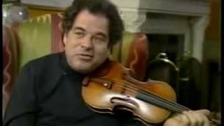 Itzhak Perlman discusses and plays [upl. by Sicular]