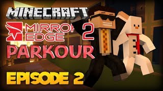 Minecraft Mirrors Edge 2 Parkour Map Part 2 [upl. by Niuqaoj277]