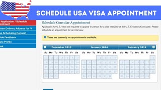 How to schedule USA Visa appointment online  Step by Step 2020 [upl. by Zellner]