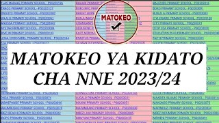 NECTA MATOKEO YA KIDATO CHA NNE FORM FOUR RESULTS CSEE 202324 [upl. by Cosma]