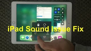 iPad Sound Problem And Fix How To Fix Sound Issue on iPhone ipad sound [upl. by Gnouc]