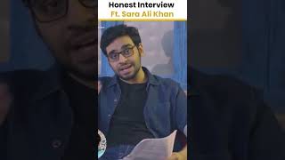 Honest interview  Ft Sara Ali khan [upl. by Gwennie]