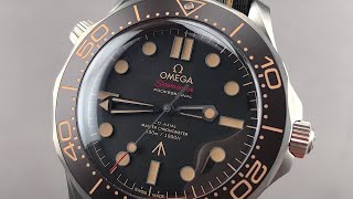 Omega Seamaster Diver 300M 007 Edition quotNo Time To Diequot 21092422001001 Omega Watch Review [upl. by Loeb169]