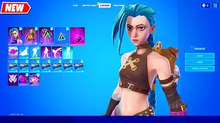 Fortnite Jinx Trailer Skin and Full Set showcase シ [upl. by Odnumyar283]